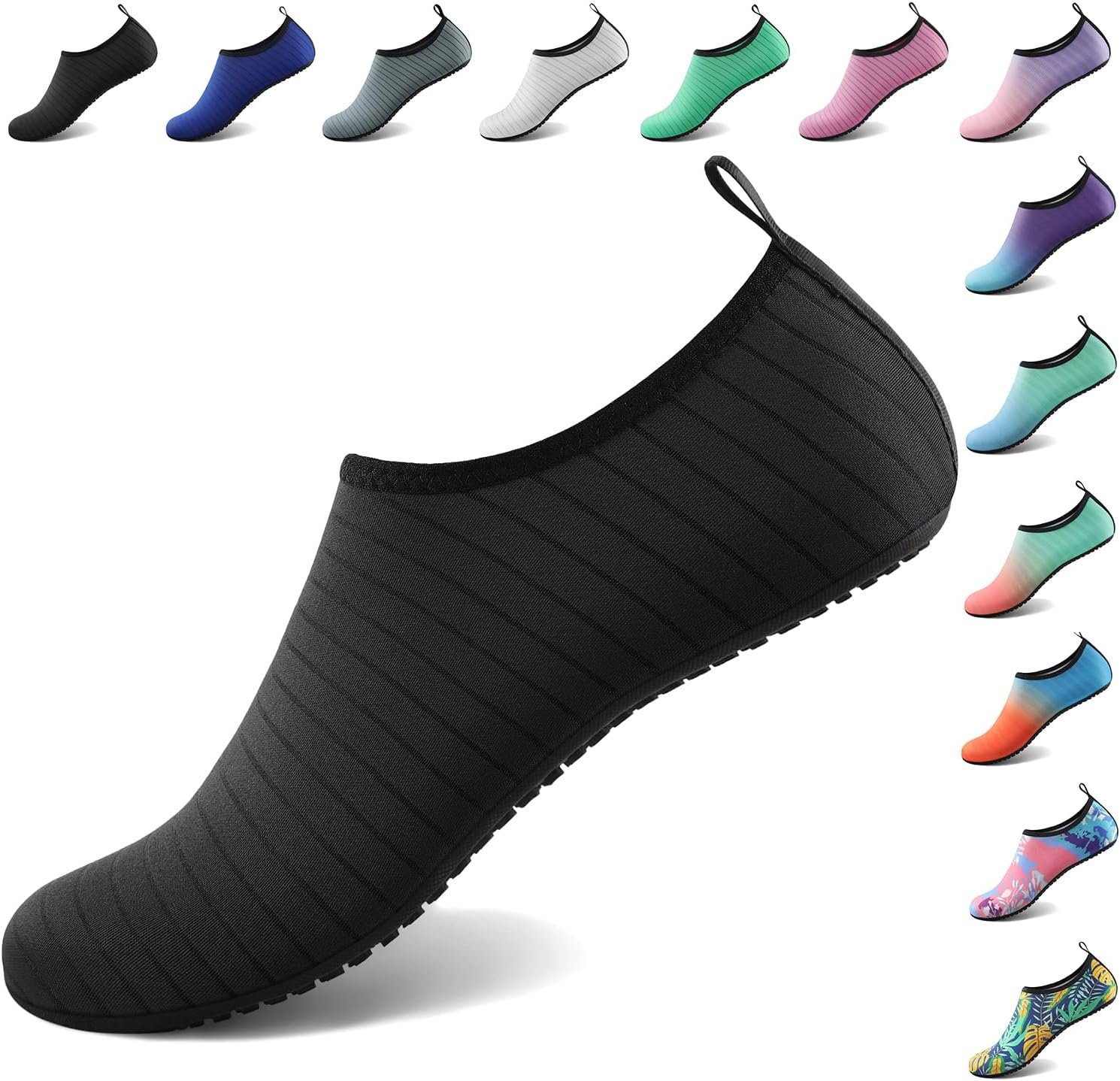 Tanamo Water Shoes for Women Men for Swim Pool Beach Camping Cruise Vacation Quick-Dry Aqua Socks Barefoot Yoga Travel Accessories Must Haves Zapatos De Agua 2026 New