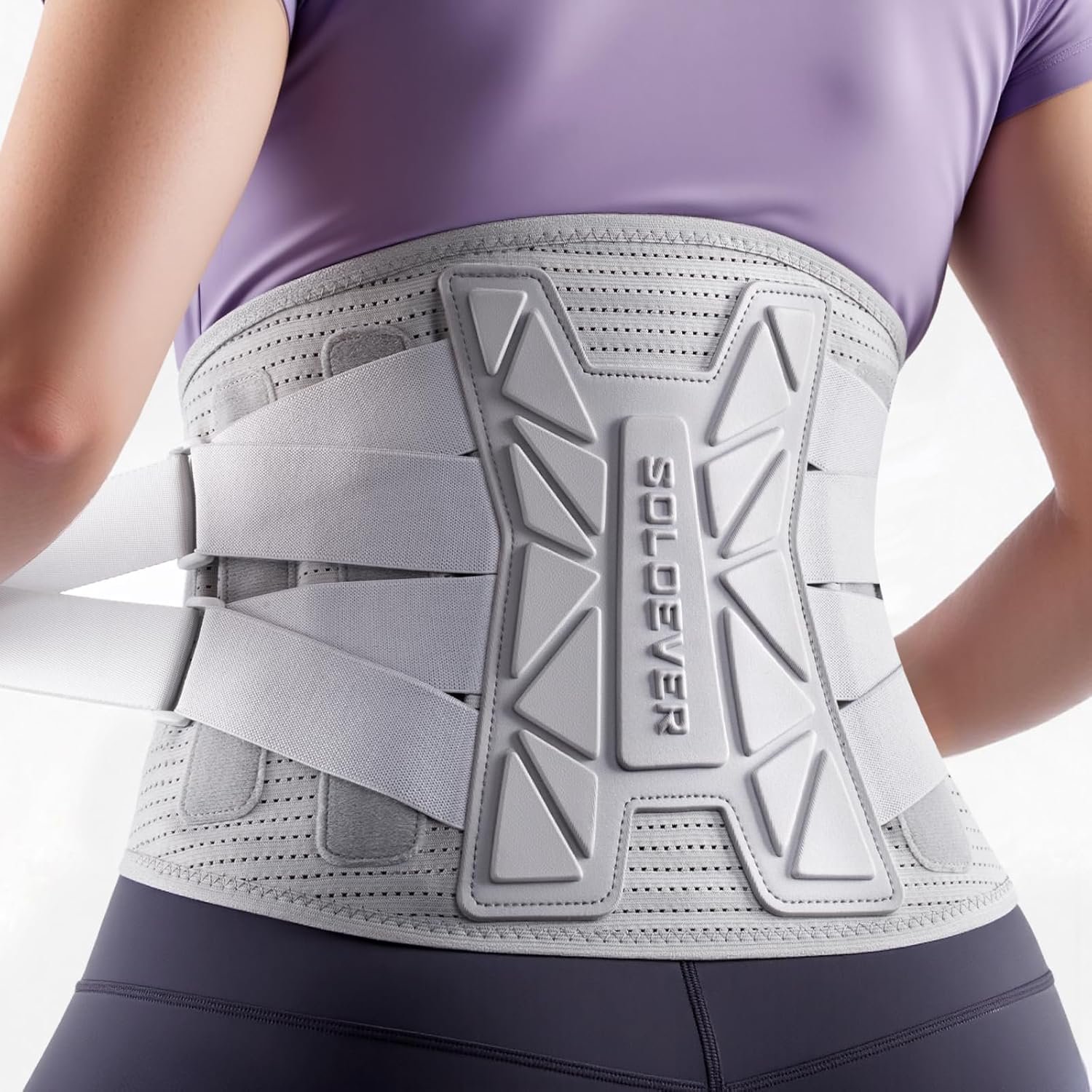 Back Brace for Women Lower Back Pain Relief [Medical-Grade & Stronger Support] Back Support Brace with Adjustable Strap System – Back Support Belt for Herniated Disc, Sciatica, Arthritis,Scoliosis
