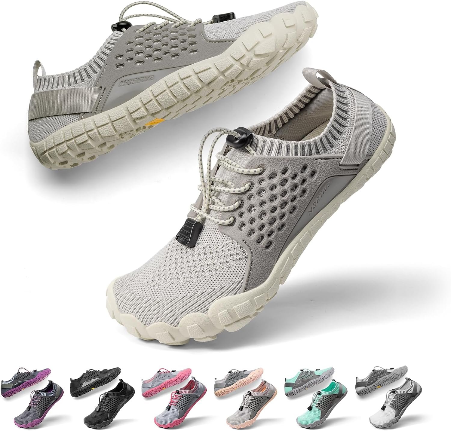 NORTIV 8 Women’s Water Shoes Barefoot Quick Dry Aqua Swim Shoes for Beach Sports Fishing Hiking Boating Surfing Shoes TREKLADY