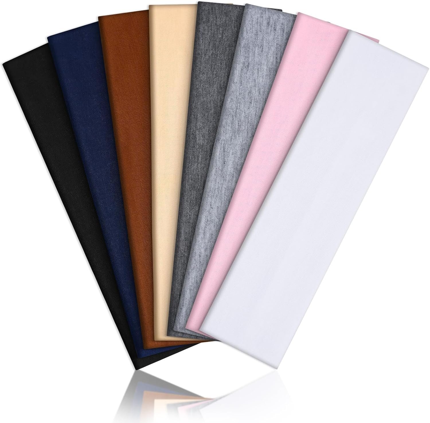 8 Pack Headbands for Women, Elastic Soft Hair Bands Non Slip Women’s Fashion Headbands for Daily Workout Yoga Running