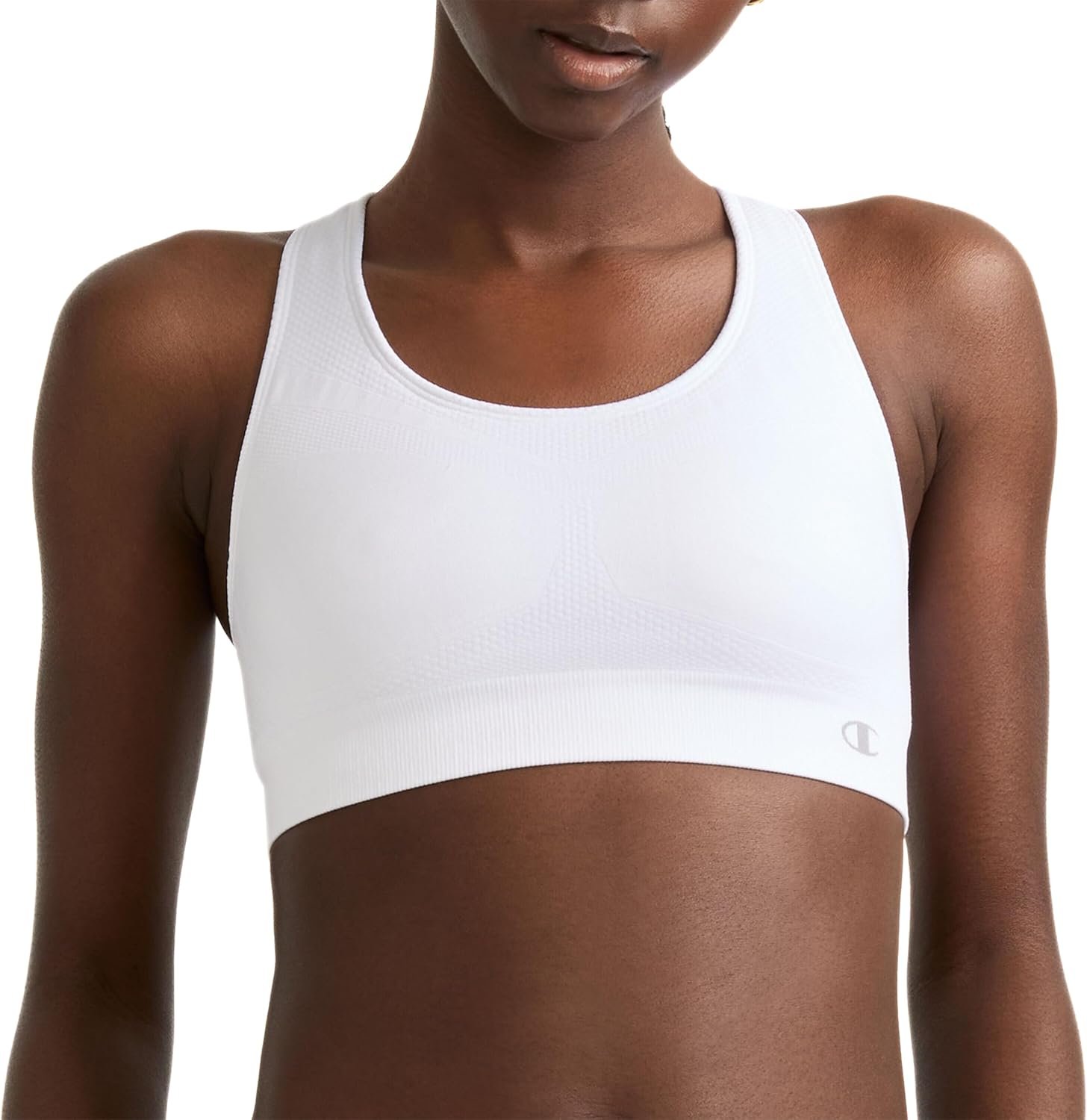Champion Women’s The Infinity Racerback Sports Bra, Moderate Support, Seamless, Moisture-Wicking