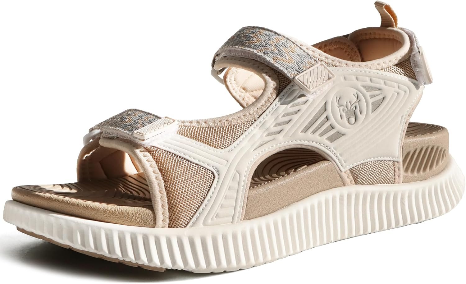 KuaiLu Womens Orthopedic Walking Sandals with Comfortable Arch Support Plantar Fasciitis Relief Summer Outdoor Hiking Sport Recovery Adjustable Strap Athletic Chunky Cushion Shoes