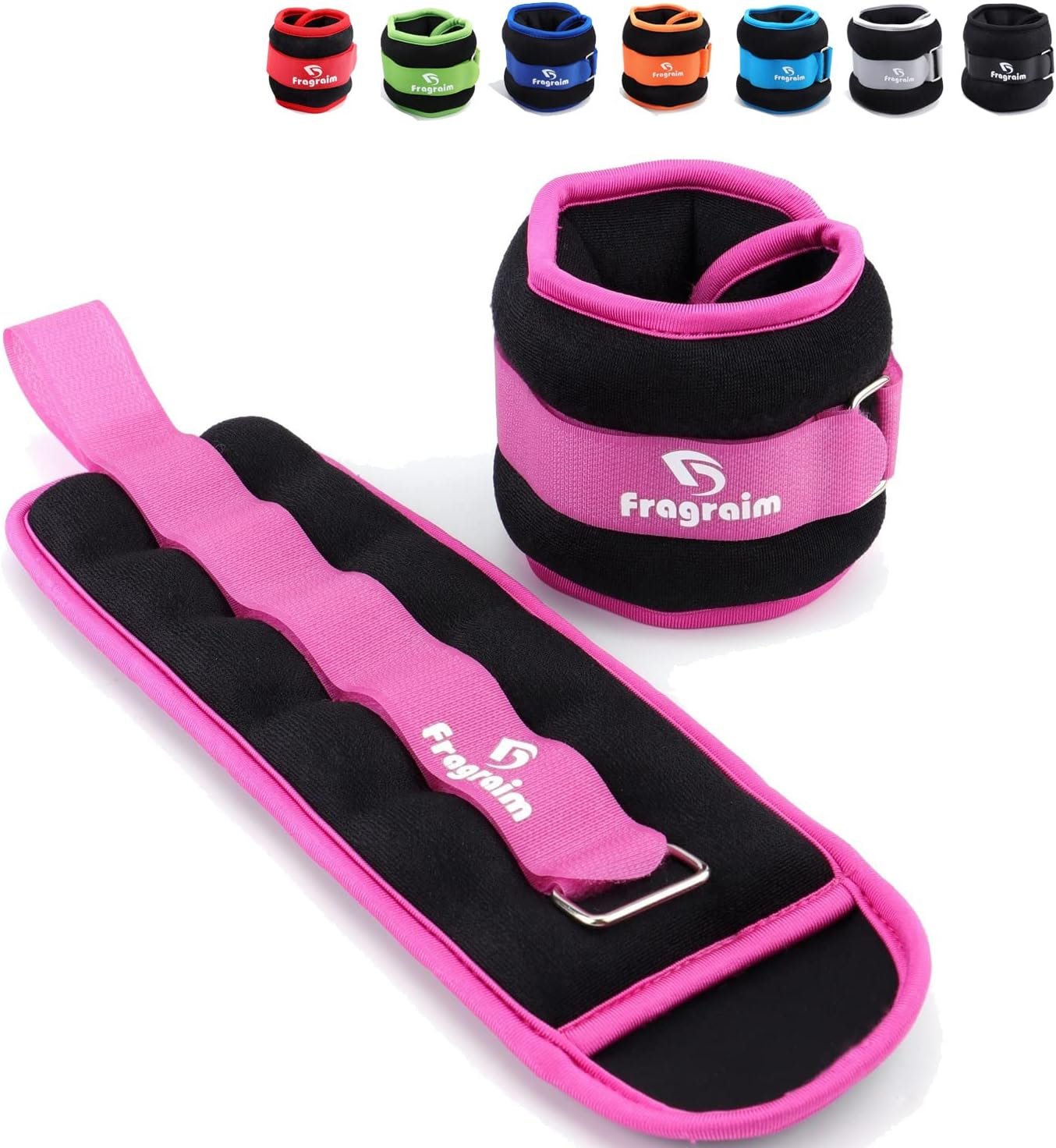 Ankle Weights for Women, Men and Kids – 1/2/3/4/6/8/10/12/15/20 LBS 1 Pair Strength Training Wrist/Leg/Arm Weight with Adjustable Strap for Jogging, Gymnastics, Aerobics, Home Fitness, Physical Therapy