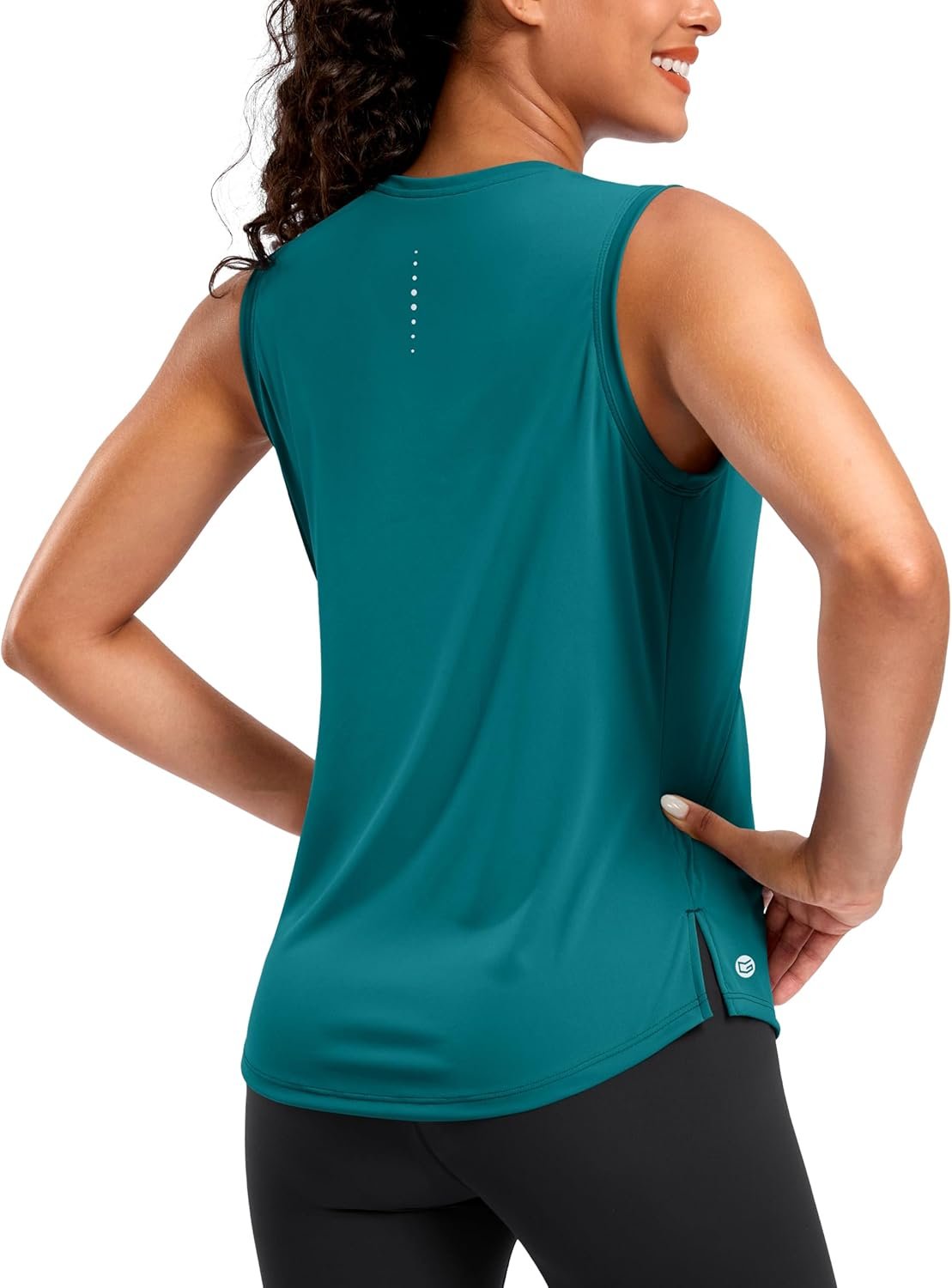 G Gradual Women’s Sleeveless Workout Tops Lightweight High Neck Tennis Yoga Shirts Running Athletic Tank Tops for Women