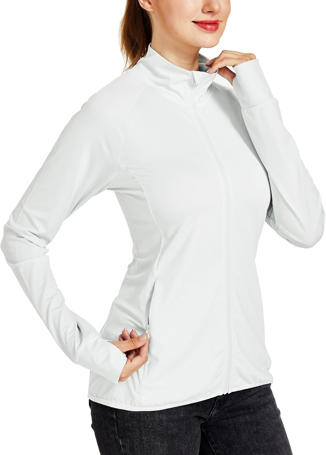 Willit Women’s Long Sleeve Shirts UPF 50+ Sun Protection Jacket SPF Shirts Running Hiking Athletic UV Jacket Lightweight