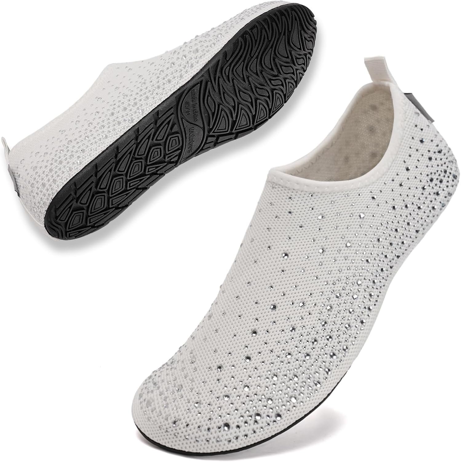 WateLves Womens Barefoot Water Shoes Travel House Slippers for Indoor and Outdoor Aqua Socks for Beach Swim Surf Yoga Dancing Camping Must Haves