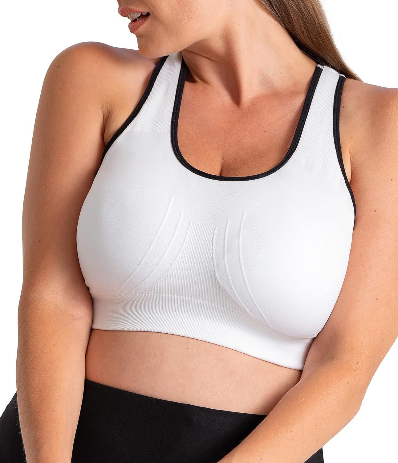 SHAPERMINT Sports Bras for Women – Workout Bras for Women, Plus Size Sports Bra, Workout Tops for Women High Support