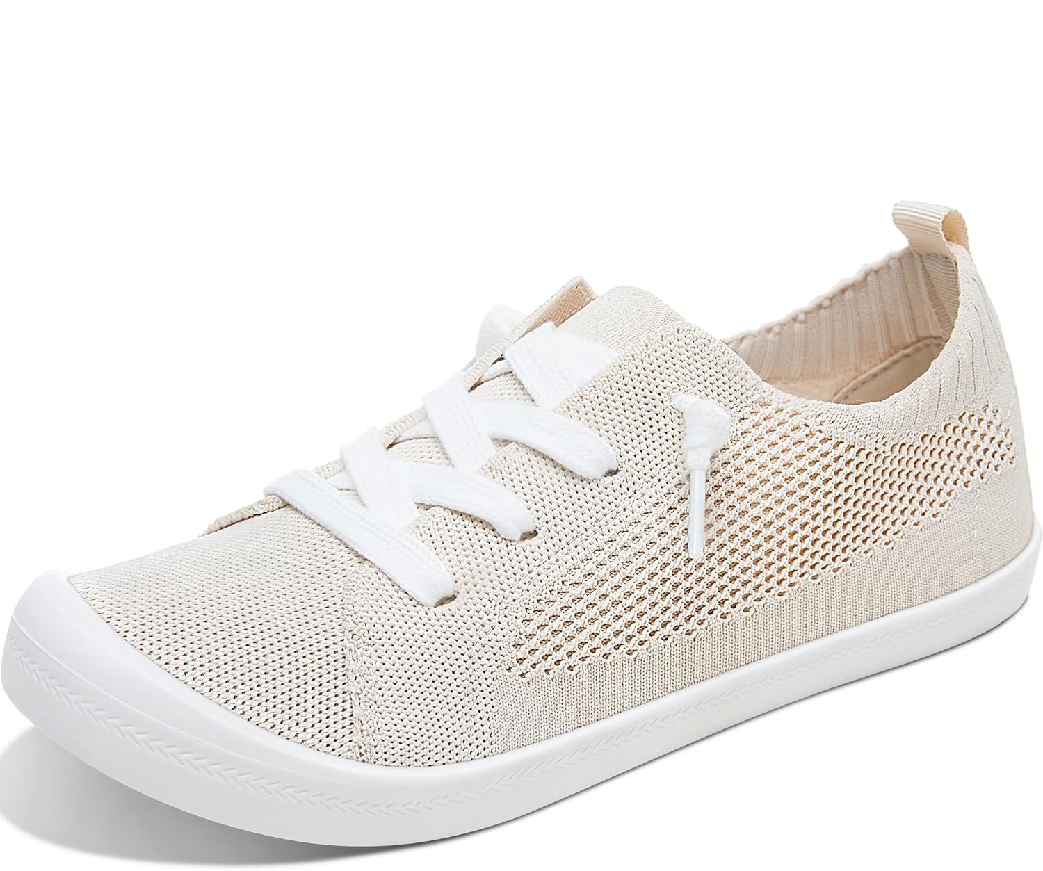 ALTOCIS Women’s Knit Slip On Sneakers Ladies Elastic Low Top Flats Lightweight Breathe Mesh Fashion Sneakers Cute Flying Woven Loafers