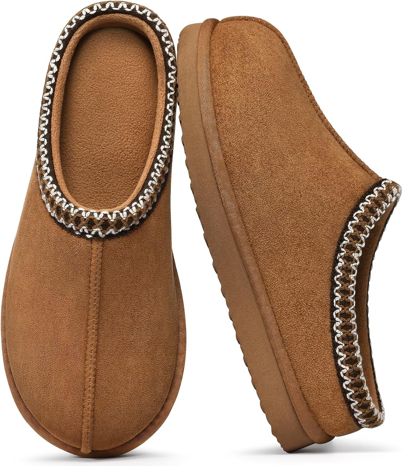 Litfun Memory Foam Slippers for Women Cozy Warm House Shoes Indoor and Outdoor