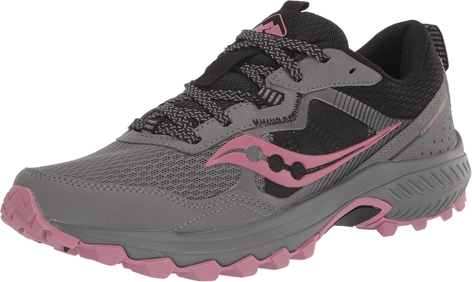Saucony Womens Excursion Tr16 Trail Running Sneakers Shoes – Black