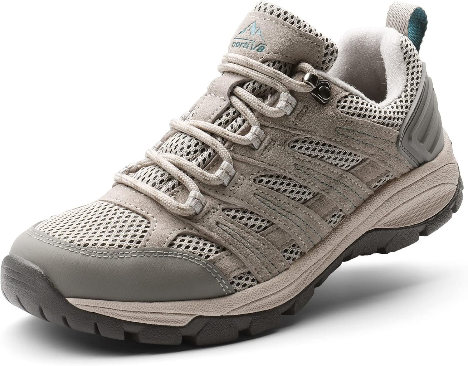 NORTIV 8 Women’s Hiking Shoes Lightweight Breathable Mesh Walking Sneakers Outdoor Work Shoes Wander