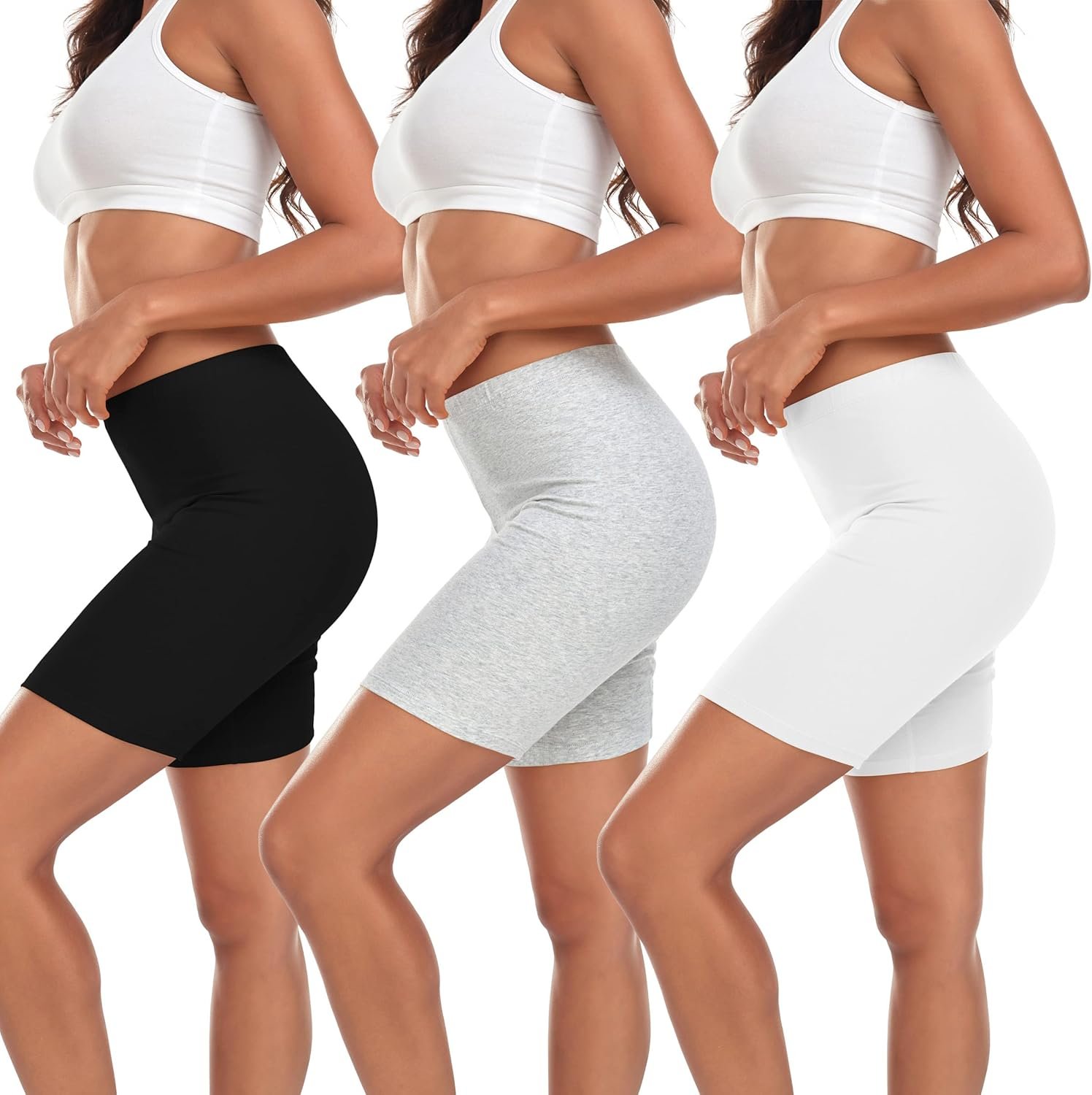 Under Dress Cotton Slip Shorts for Women Biker Shorts Anti Chafing Boy Shorts Underwear