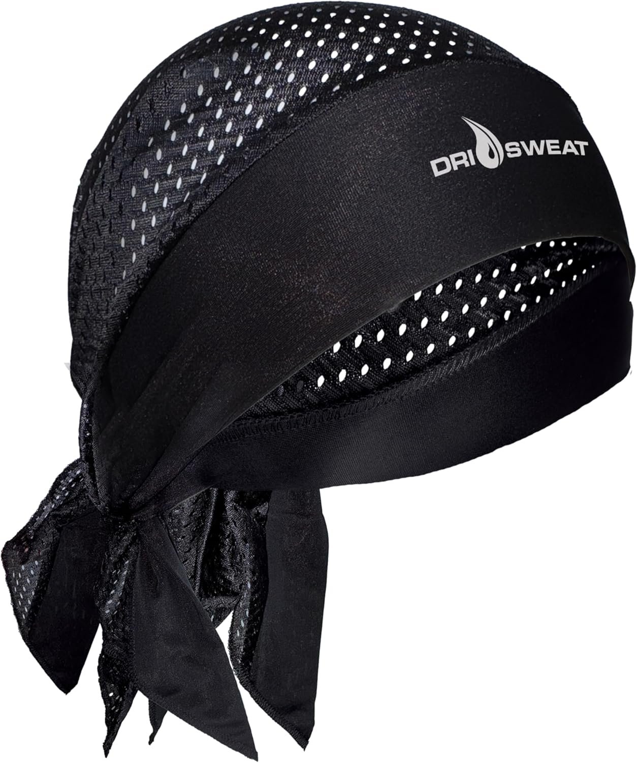 Dri Sweat Flex Active Wear Mesh Bandana , Black, 0.2 x 6.5 x 5 inches