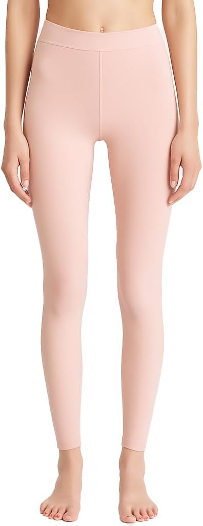 Lands’ End Women’s Thermaskin Lightweight Baselayer Legging – Full Length Thermal Pant with Heat-Generating Fabric