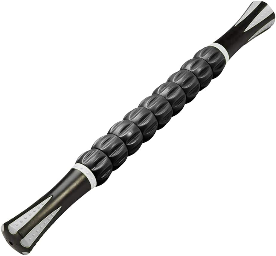 NuRich Muscle Roller and Body Myofascial Trigger Point Release Massage Stick for Athletes, Trainers, or Gyms to Help the Rolling Out of Muscles, Relieving Muscle Pain, Cramping, and Muscle Soreness