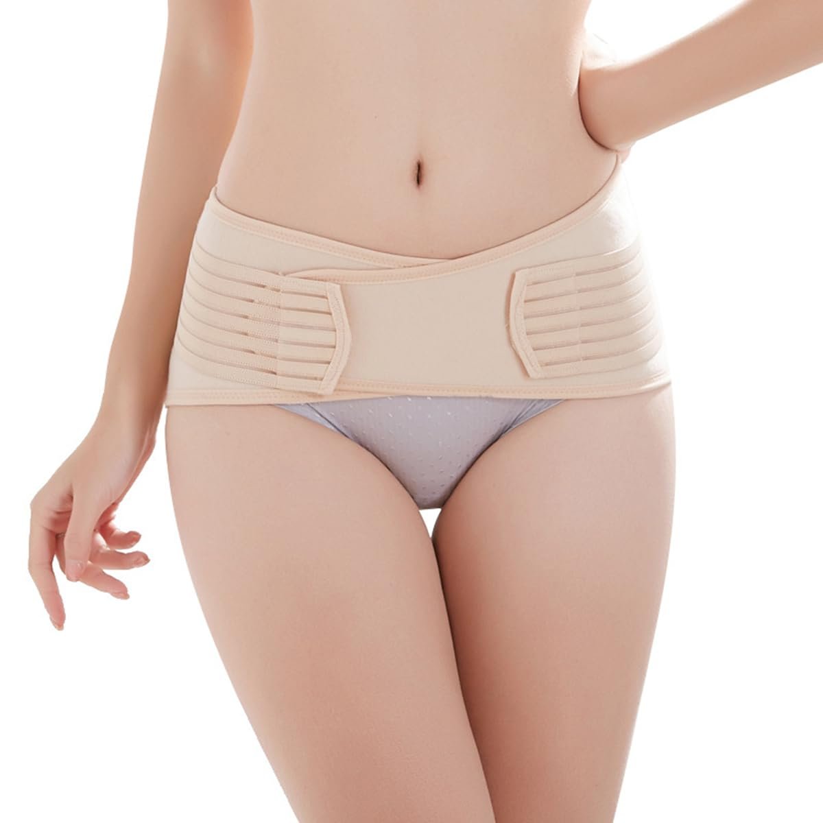 SUJAYU Back Brace for Lower Back Pain Women, Thin Support Belt Lumbar Support Brace Sacroiliac Belt Hip Brace for Women (Large)
