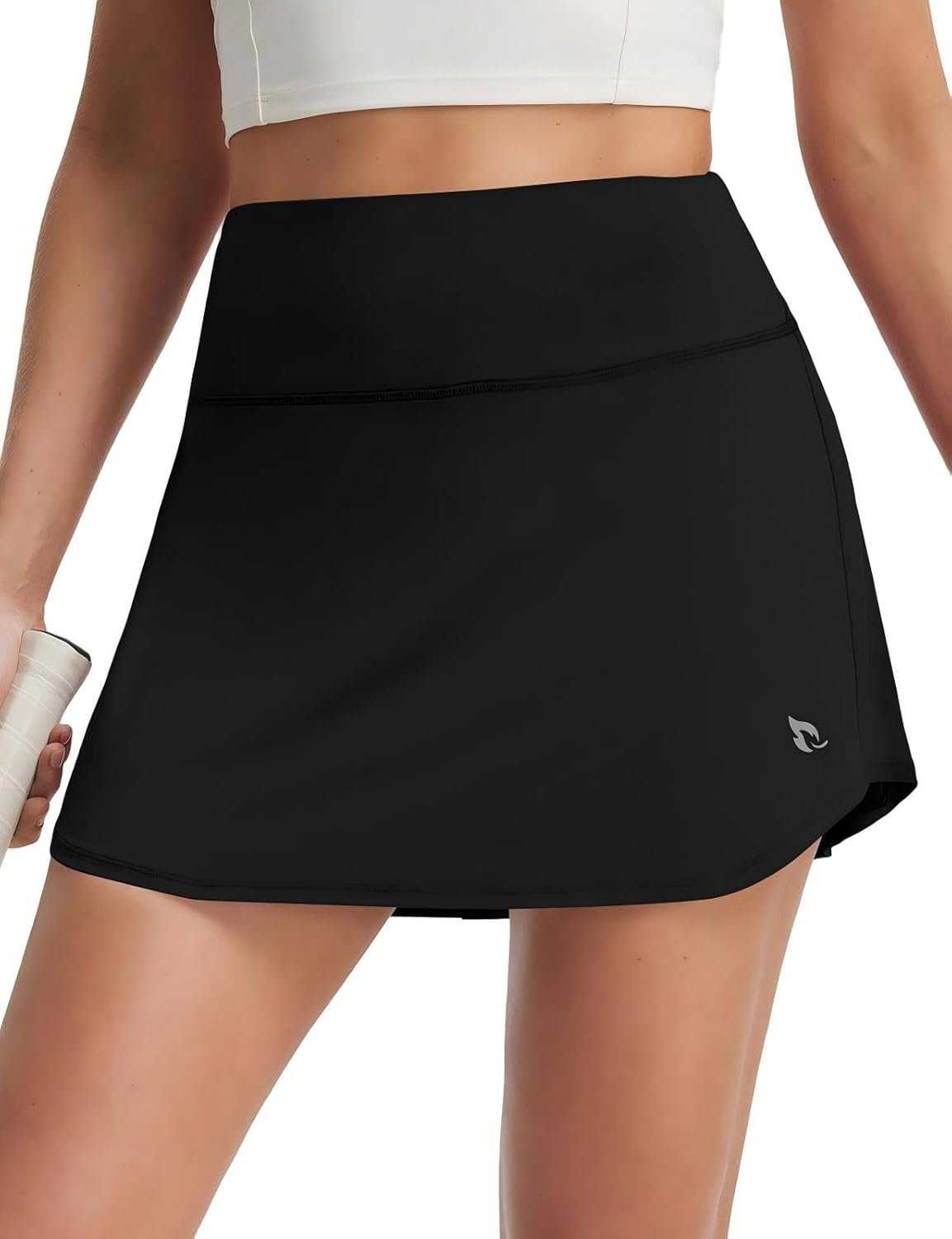 baleaf 14″ Tennis Skirt for Women Golf Skorts with Shorts Pockets High Waisted Athletic Workout Running Skirts