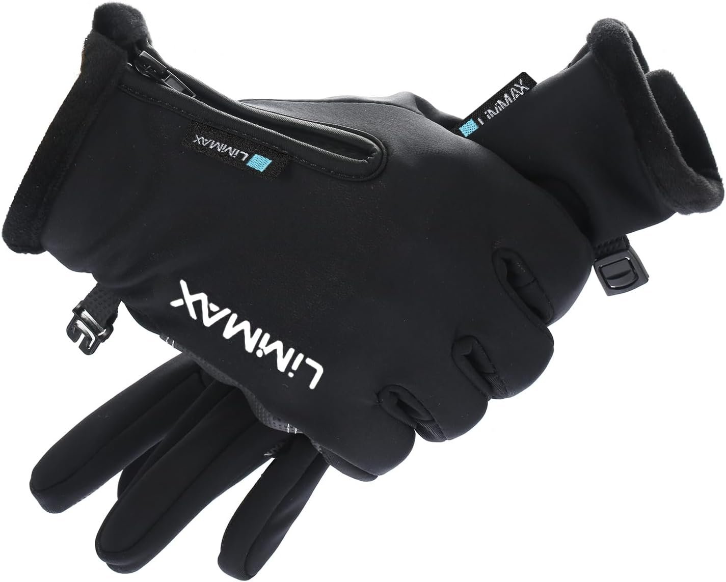 Waterproof Thermal Cycling Gloves for Men Women – Thin Fleece Lined Touchscreen Bike Gloves Windproof Cold Weather Winter Riding Gloves for Bicycle Motorcycle Running Hiking (-40°F to 60°F)
