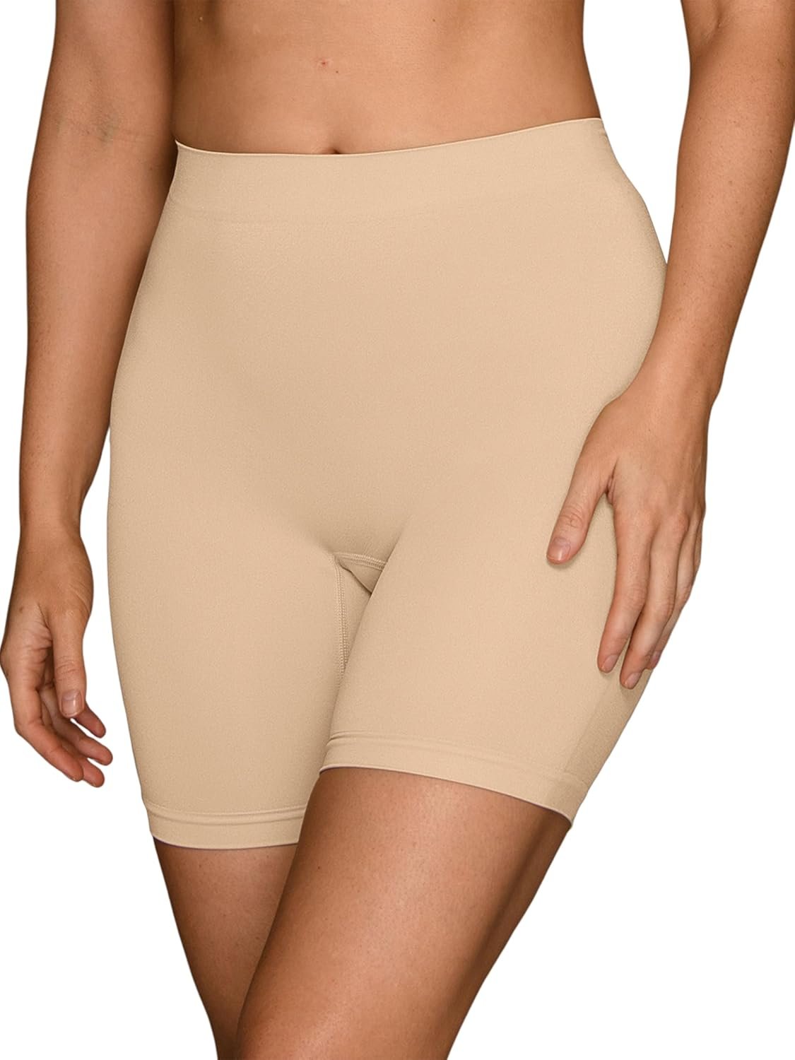 Vanity Fair Women’s Seamless Slip Shapewear Shorts, No Show Look Under Dresses, Skirts & Pants