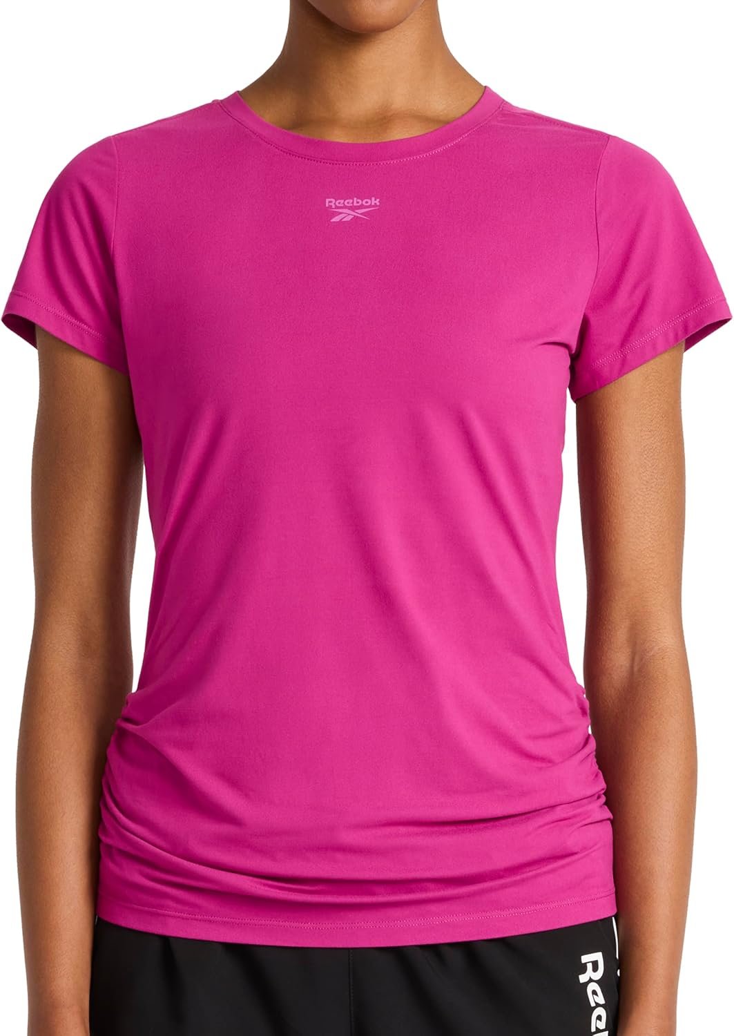 Reebok Women’s Ruched Short Sleeve Crewneck T-Shirt