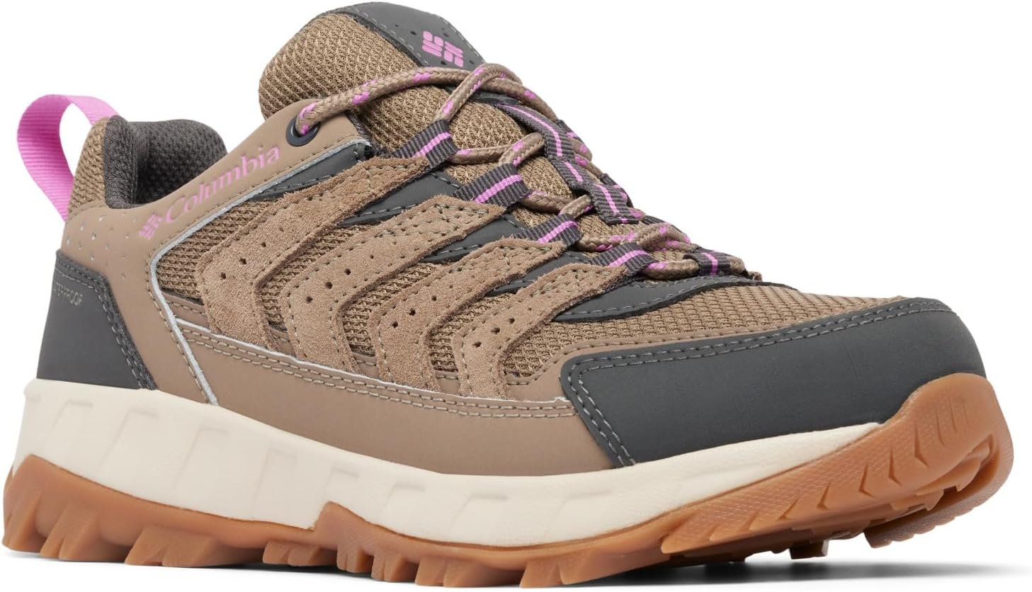 Columbia Women’s Strata Trail Low Waterproof Brown Hiking Shoe