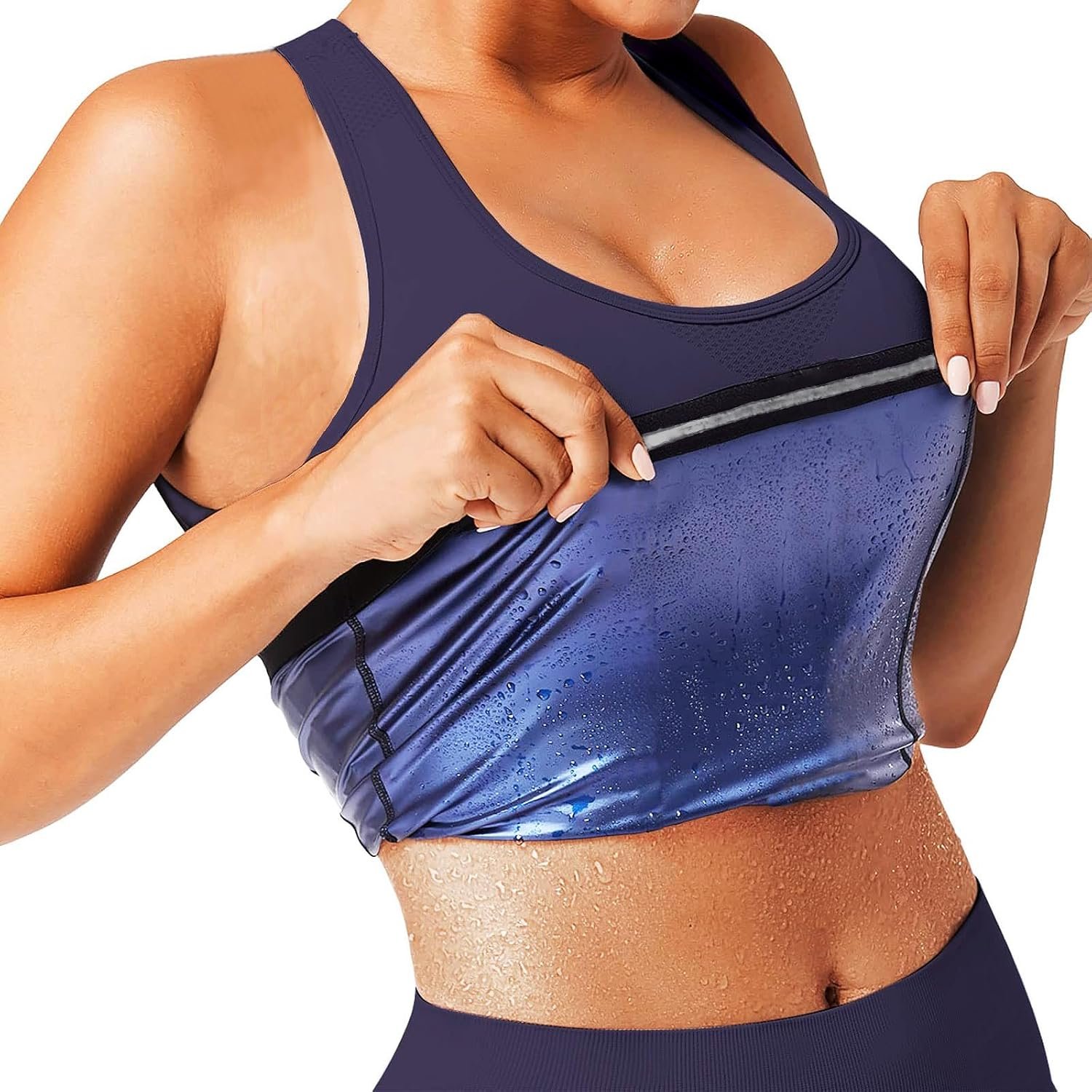 SLMLEES Waist Trimmer for Women, Waist Trainer Sauna Belt, Neoprene-free Waist Cincher, Sauna Slimming Belt