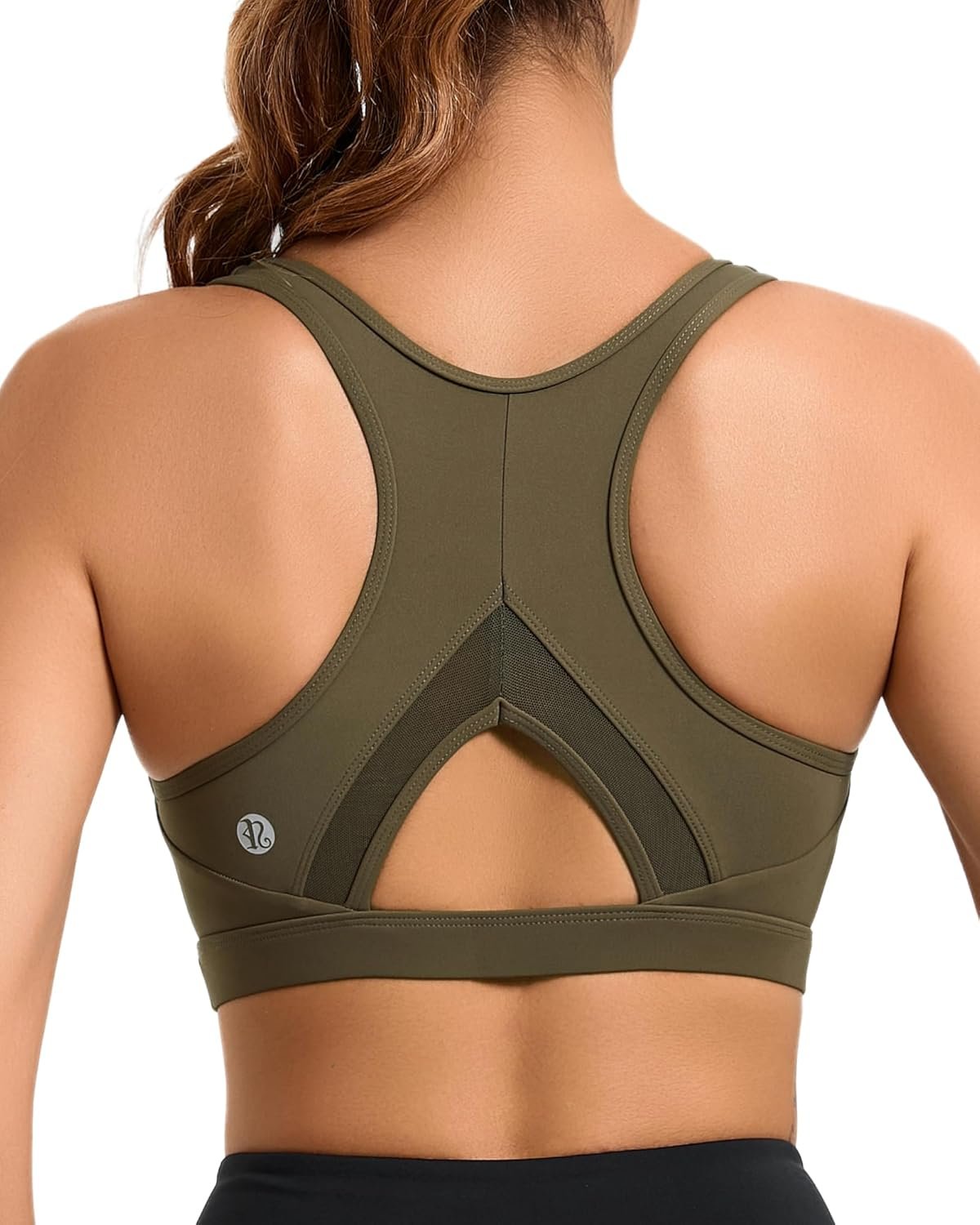 RUNNING GIRL Sports Bras for Women High Support Moulded Cup High Impact Sports Bras Racerback Workout Running Yoga Bra
