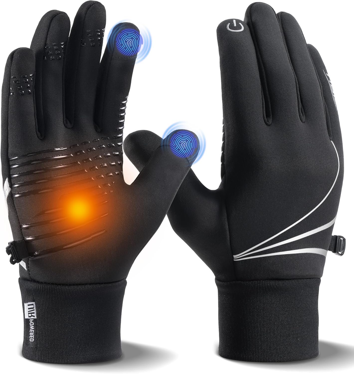 RUIXUE Winter Gloves for Men Women, Warm Thermal Windproof Touchscreen Non-Slip
