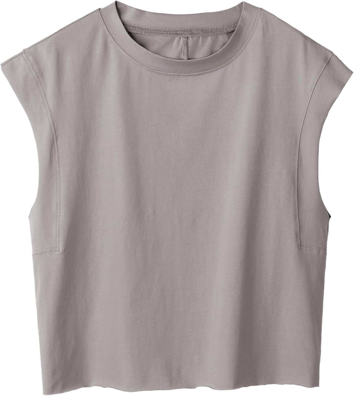 Ainangua Oversized Tank Top for Women Sleeveless Athletic Cropped Activewear Workout Yoga Gym Tops